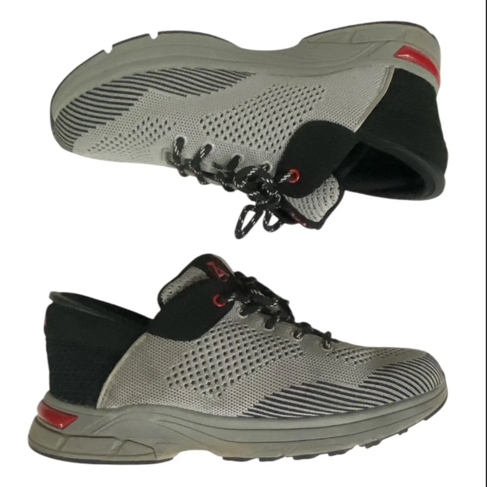 Zeba Hands-Free Men’s Sneakers Size 8 Gray Step-In Comfort Shoes